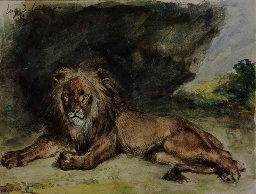 León de Ferdinand Victor Eugene Delacroix
