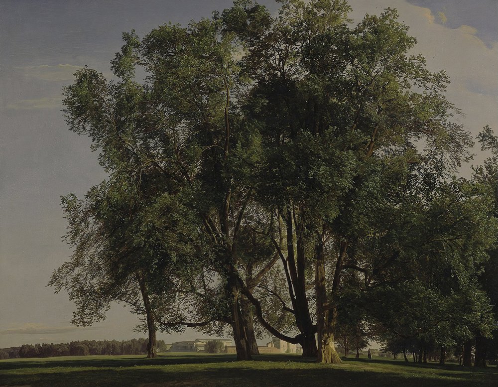 Paisaje de Prater, 1830 de Ferdinand Georg Waldmüller