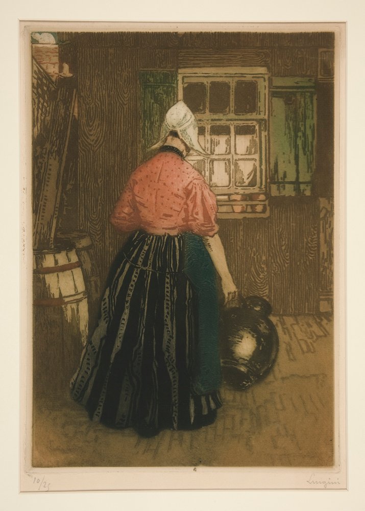 La mujer con la jarra de Ferdinand-Jean Luigini