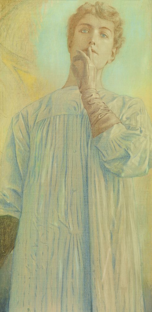 Silencio, 1890 de Fernand Khnopff