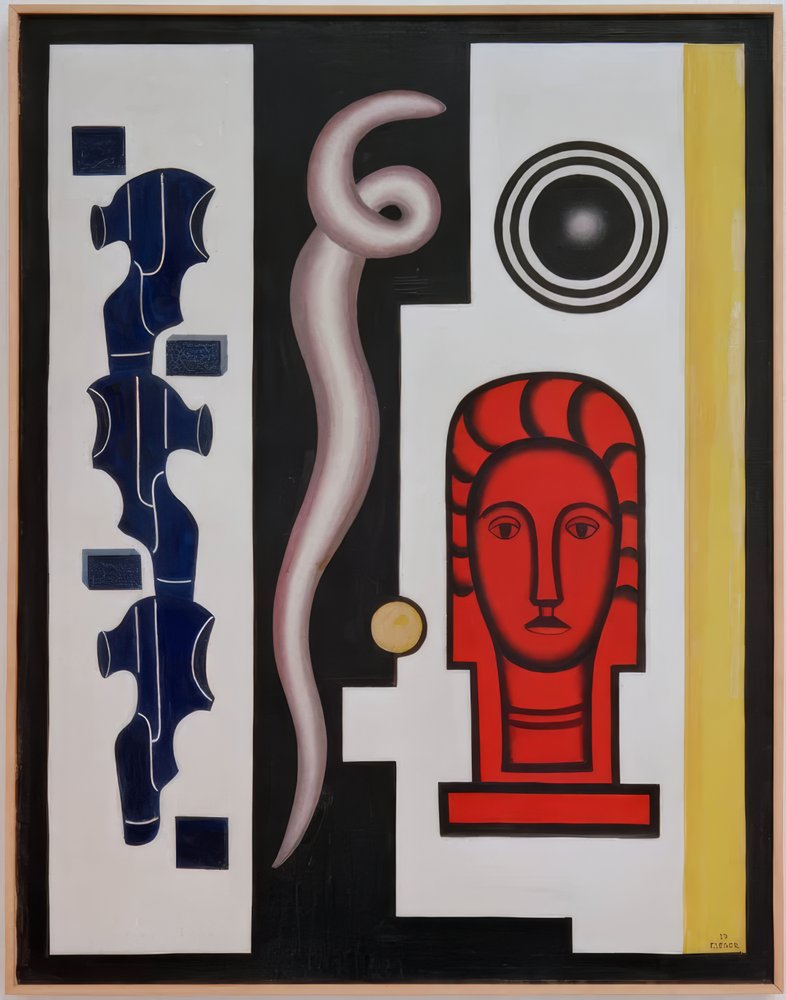 Composición con cabeza roja de Fernand Leger