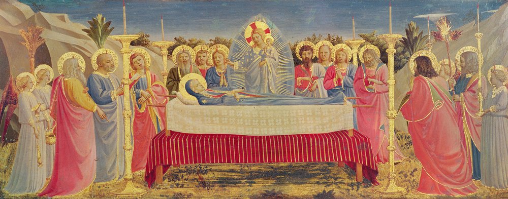 La muerte de la Virgen de Fra Angelico