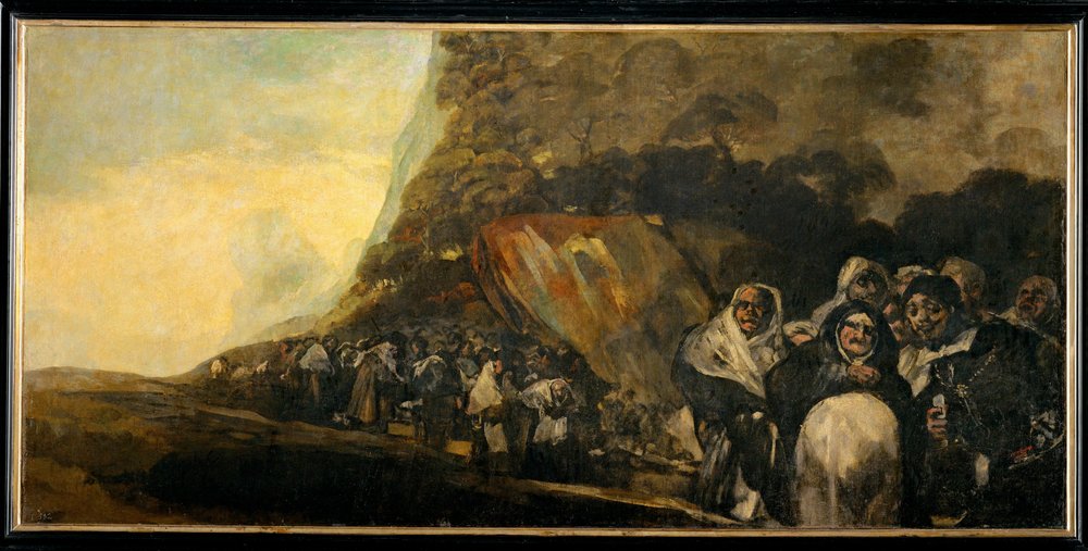 Peregrinación al pozo de San Isidro (pintura sobre lienzo) de Francisco Jose de Goya y Lucientes