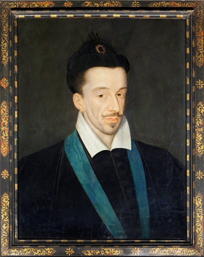 Retrato del rey francés Enrique III (1551-1589), c.1582-86 (pintura) de Francois (attr.to) Quesnel