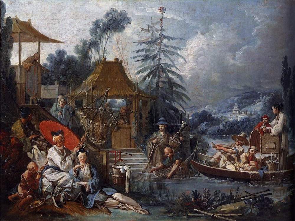 La pesca china de François Boucher