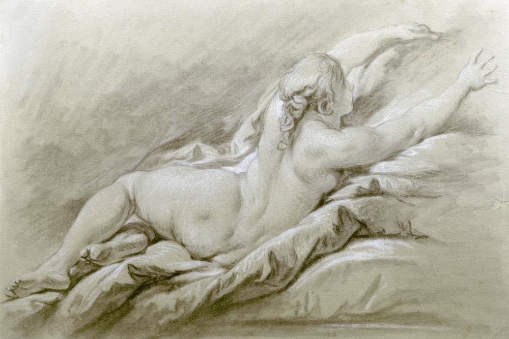 Desnudo reclinado de François Boucher