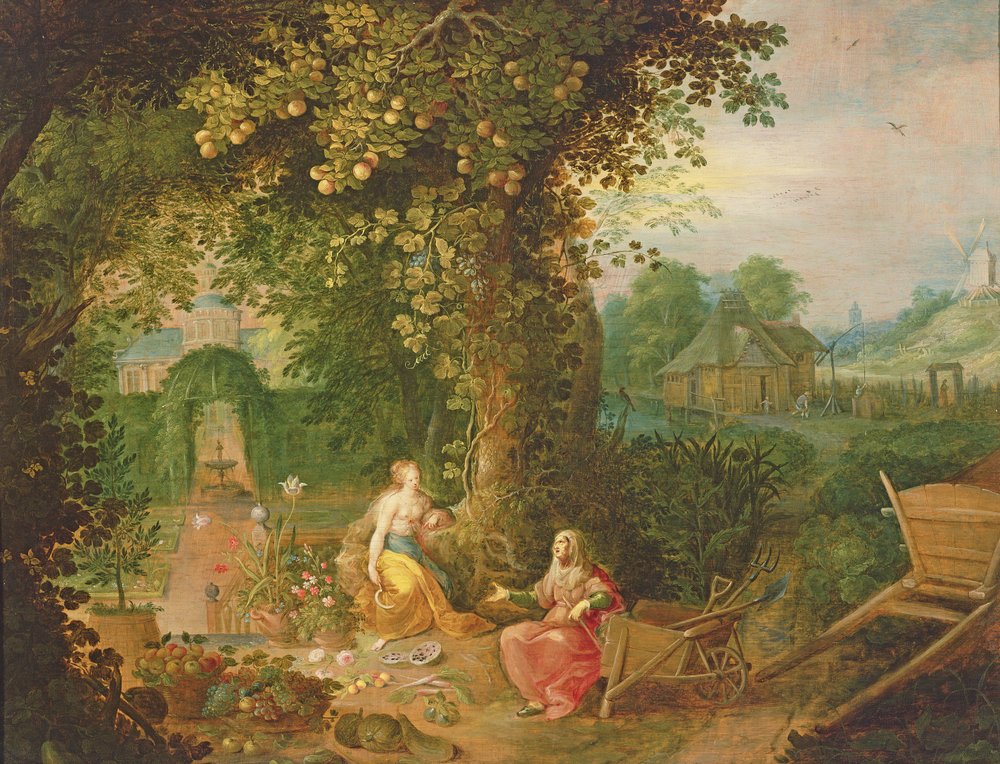 Vertumno y Pomona de Frans II Francken the Younger