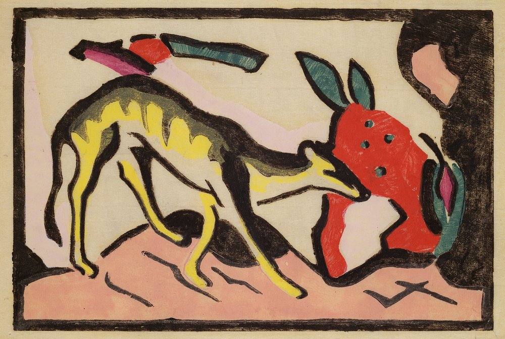 Perezoso, 1912 de Franz Marc