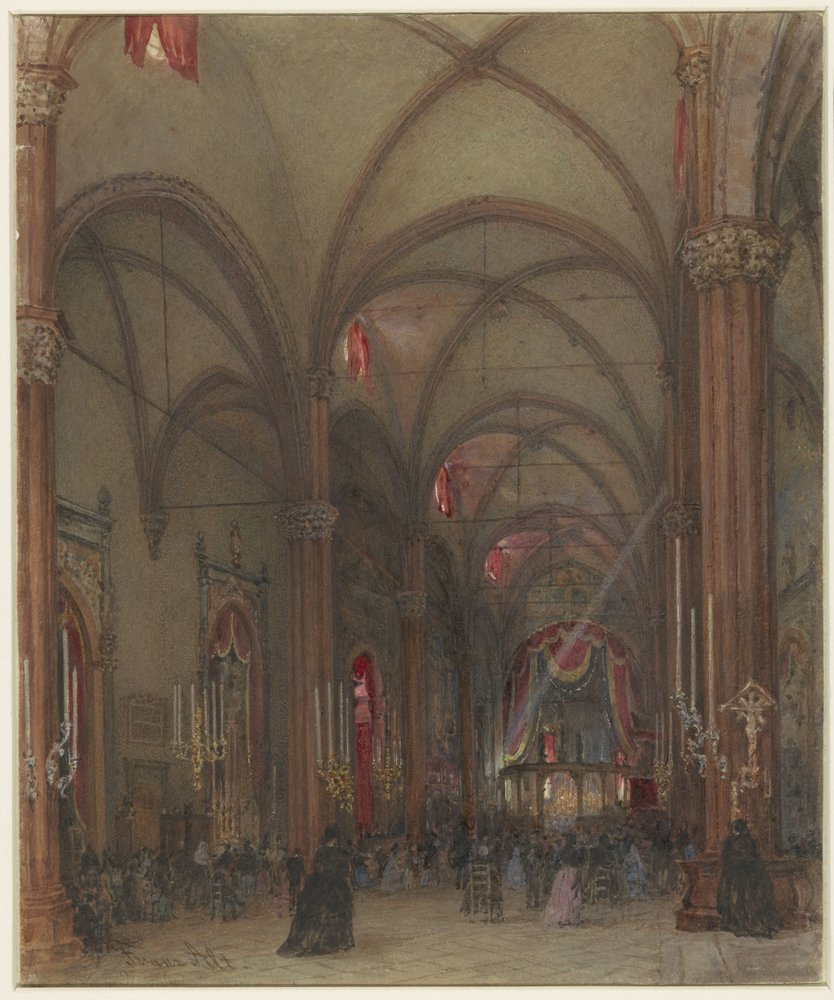 Interior de la Catedral de Verona de Franz Alt