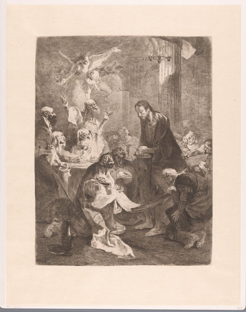 Comunión de los Apóstoles de Franz Anton Maulbertsch