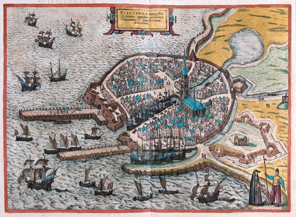 Vlissingen, Países Bajos de Franz Hogenberg