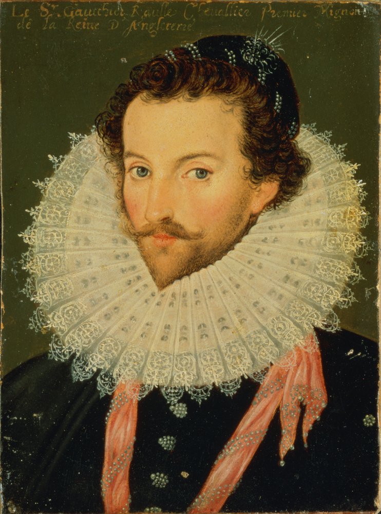 Sir Walter Raleigh | French School | Impresión de arte