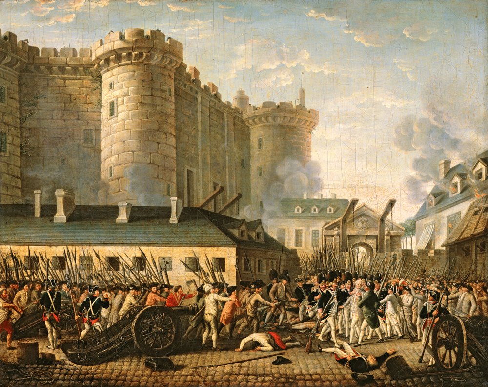 La toma de la Bastilla, 14 de julio de 1789 de French School