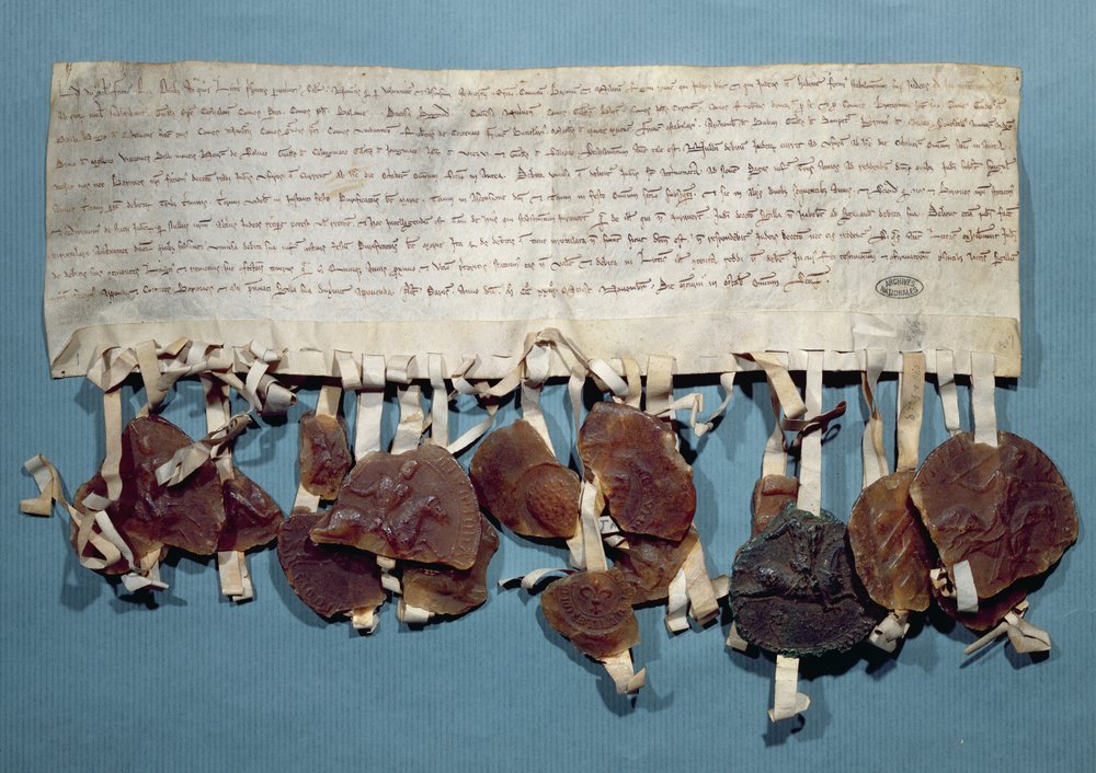 Edicto del Rey Luis VIII de Francia que impone una prohibición a la ...