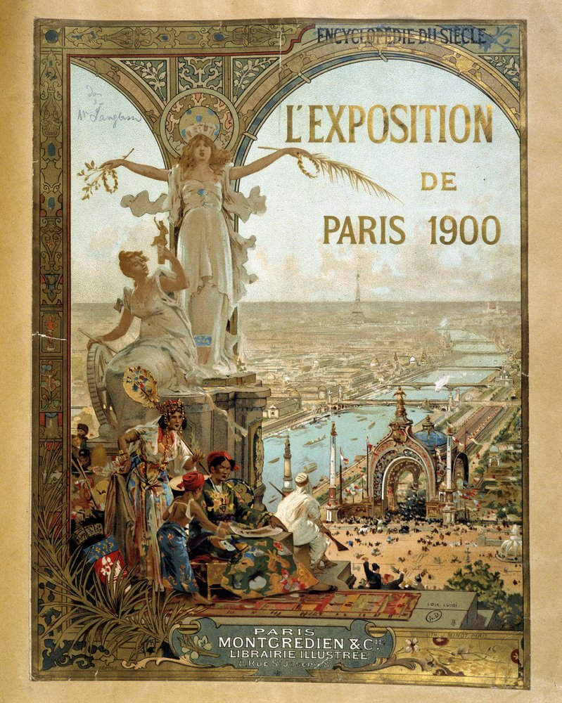 Exposición de París 1900 - Cartel publicitario de French School