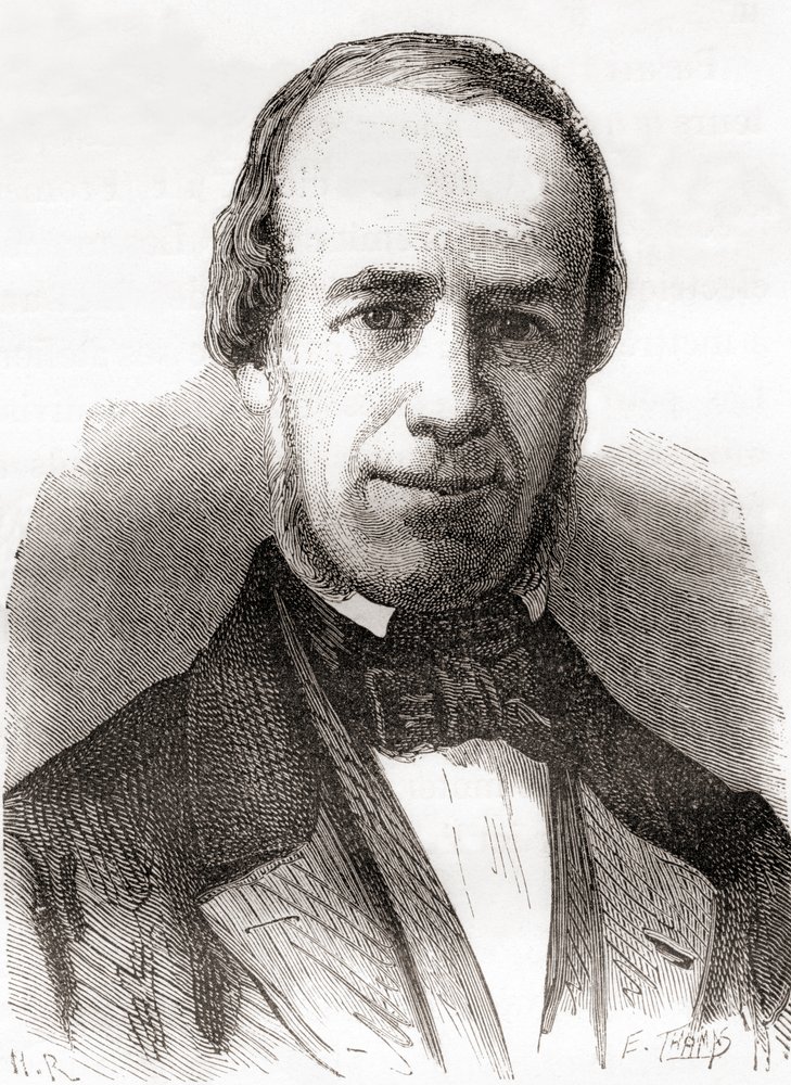 Paul-Gustave Froment, de Les Merveilles de la Science, publicado c.1870 (grabado) de French School