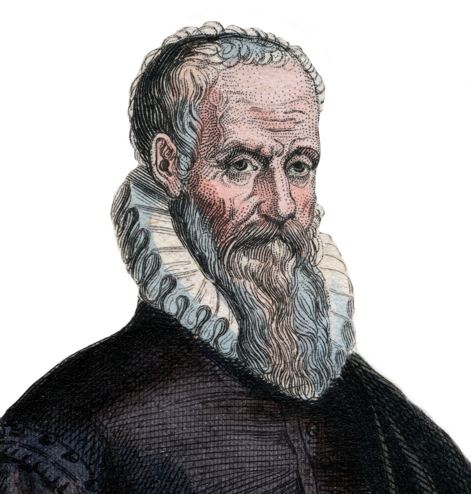 Retrato de Ambroise Paré (1509-1590), cirujano francés. de French School