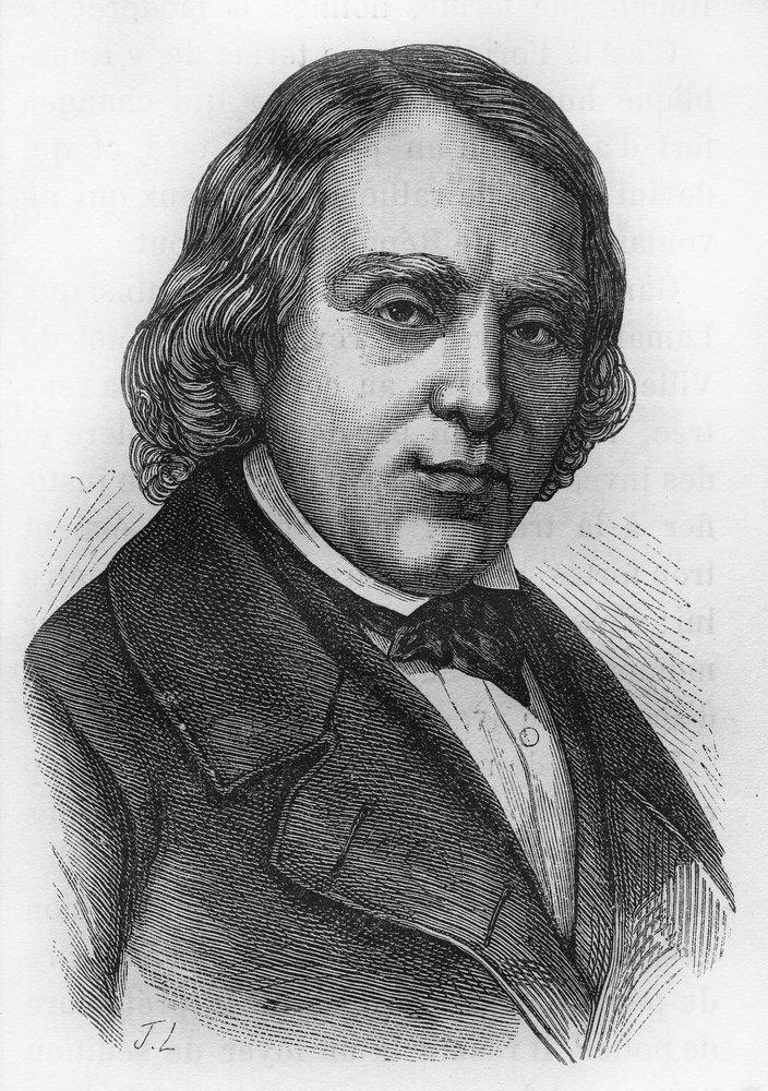 Retrato de François Vincent Raspail (1794-1878), biólogo, químico y político francés de French School