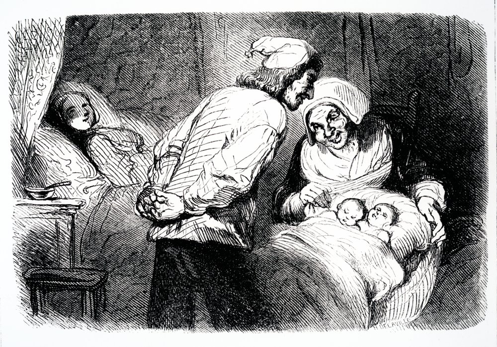 Página de título de La Pequeña Fadette por George Sands, 1852 de French School