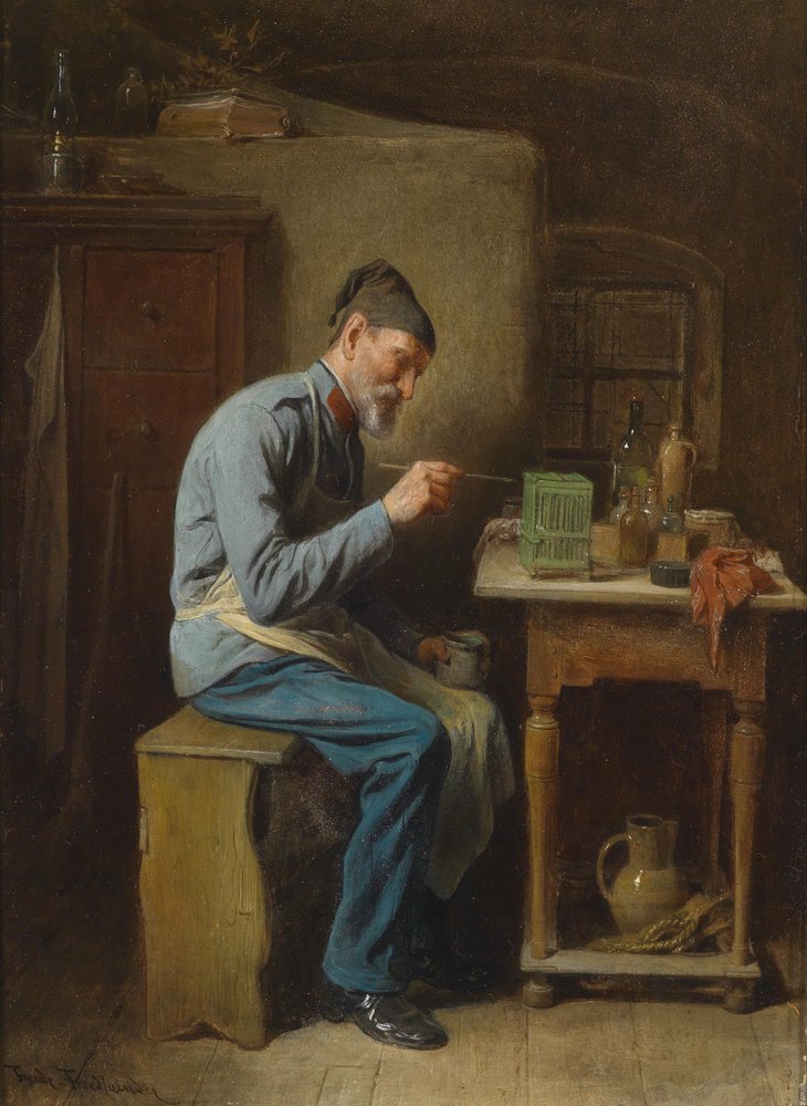 El pintor aficionado de Friedrich Ritter von Friedlander-Malheim