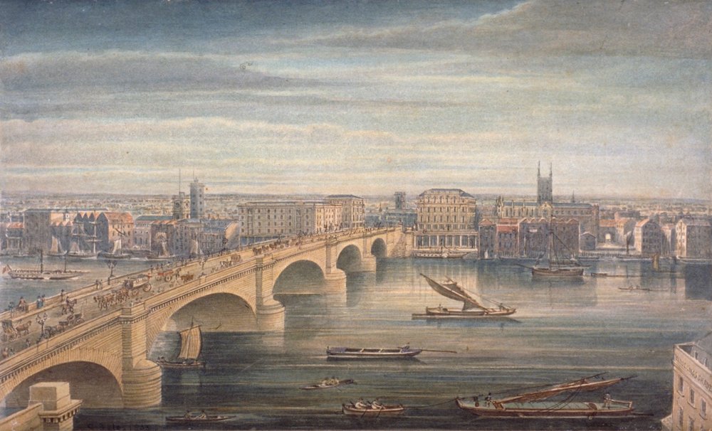 Puente de Londres, Londres, c. 1835 de G Yates