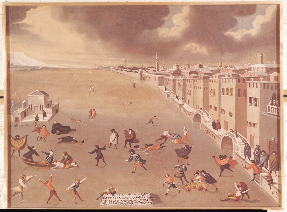La laguna helada en 1708 de Gabriele Bella