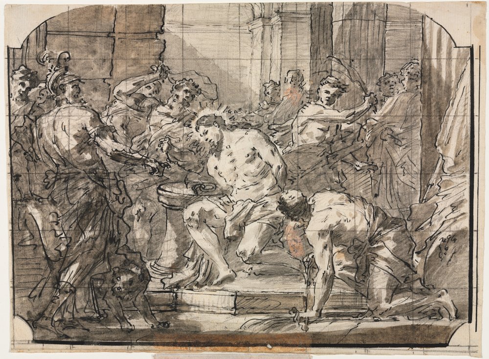 Flagelación de Cristo, c. 1750-55 de Gaspare Diziani
