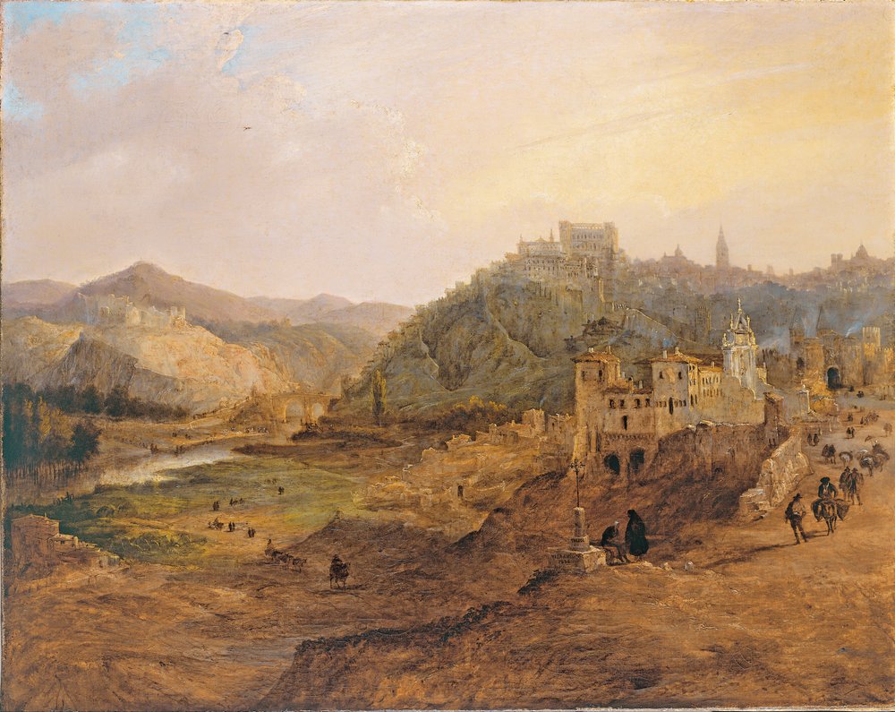 Vista general de Toledo desde la Cruz de los Canónigos de Genaro Pérez Villaamil