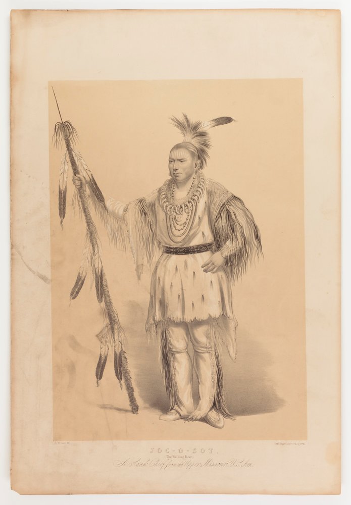 Joc-o-sot, el Oso Caminante de George Catlin