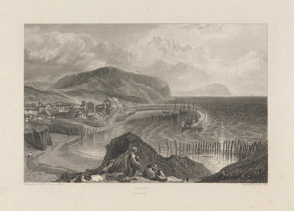 Watchet, Somersetshire de George Cooke