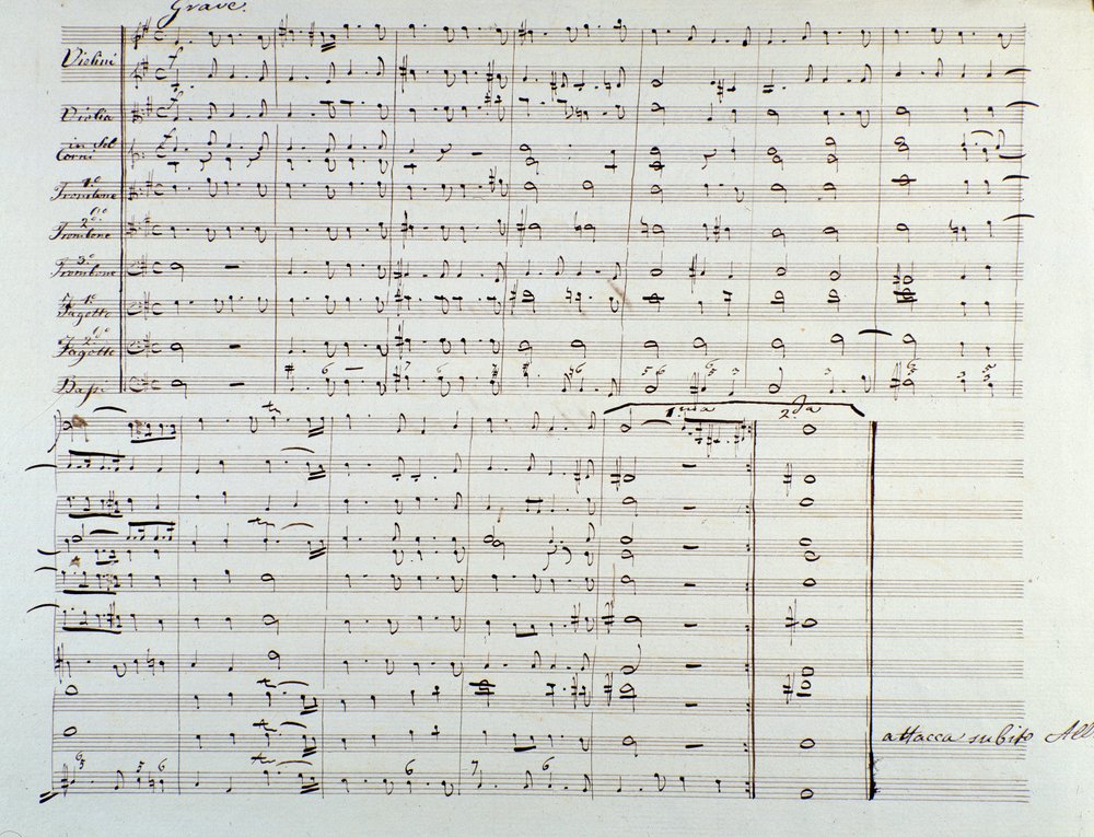 Página de la apertura de la partitura 'El Mesías' del compositor alemán ...