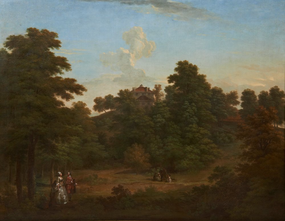 Westcombe House desde el Dell de George Lambert