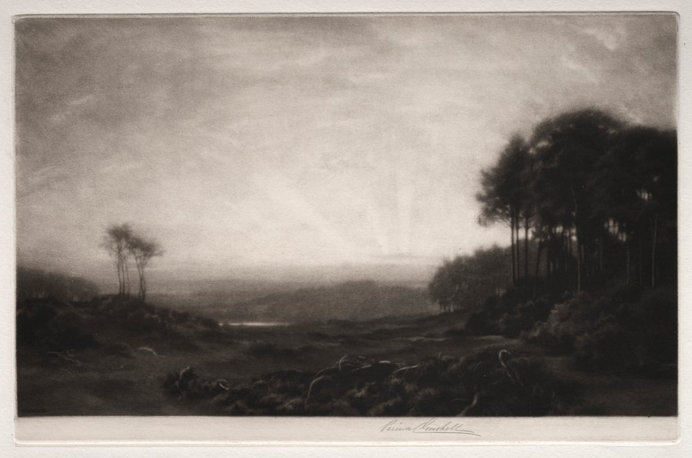 Paisaje | George Percival Gaskell | Impresión de arte