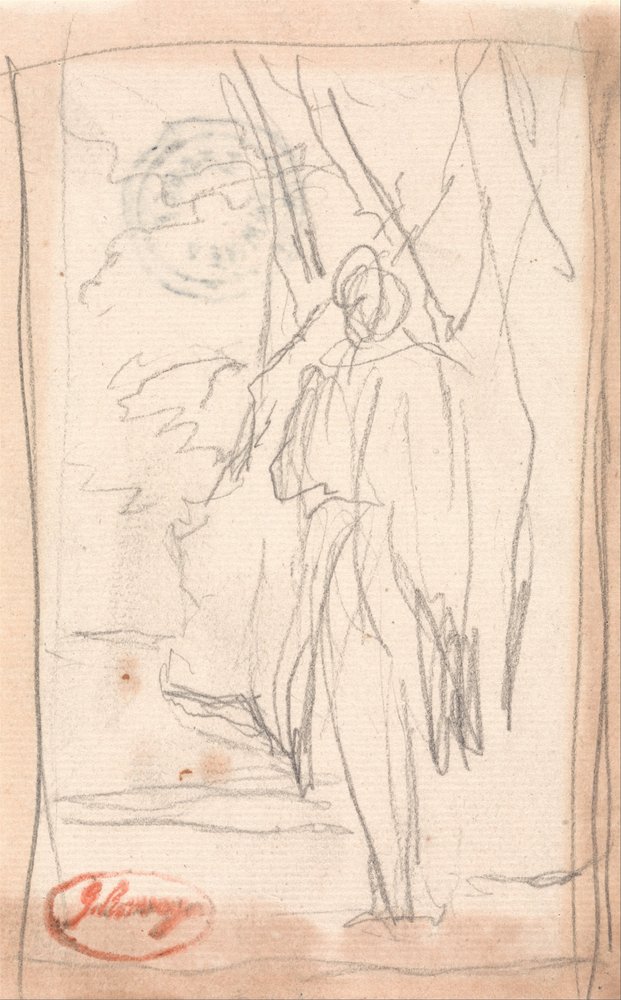 Figura de pie de George Romney