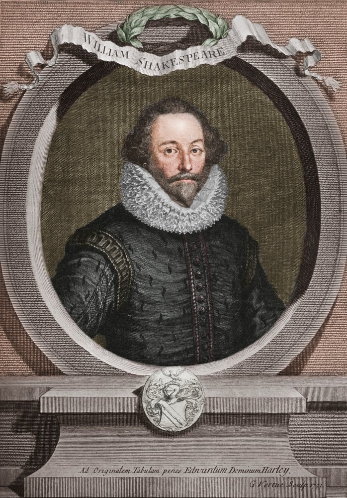 William Shakespeare 1564-1616, poeta y dramaturgo inglés, 1721, 1913 de George Vertue