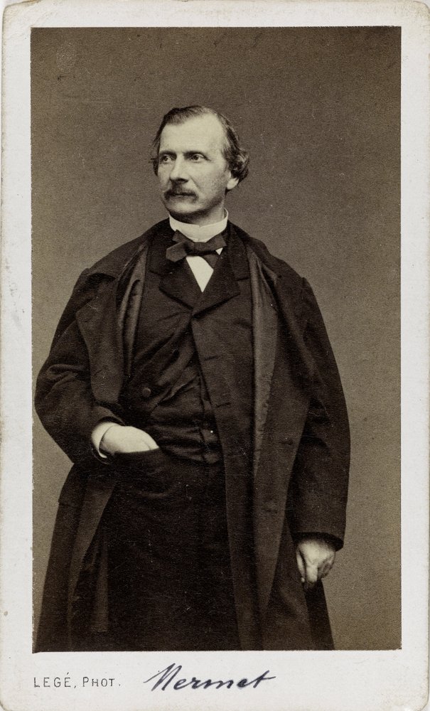 Retrato del compositor Auguste Mermet 1810-1889 de Georges Mathurin Legé