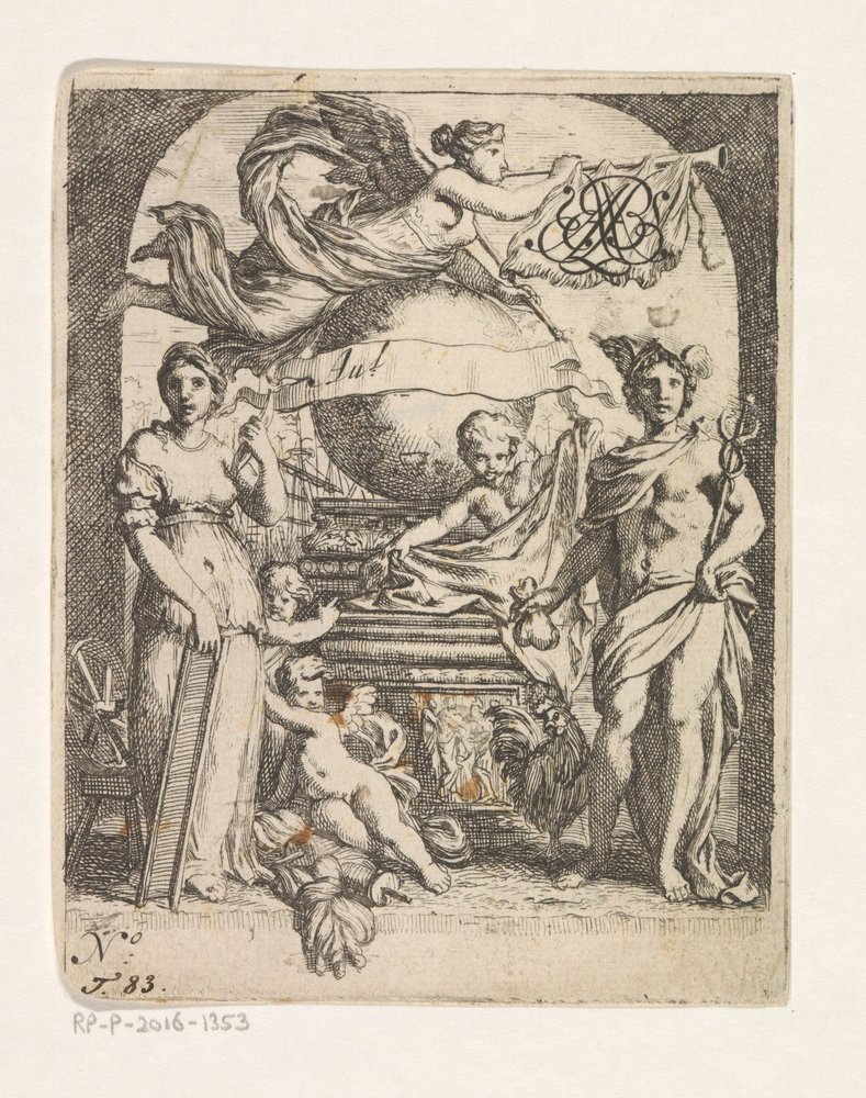 Mercurio y el arte de tejer de Gerard de Lairesse