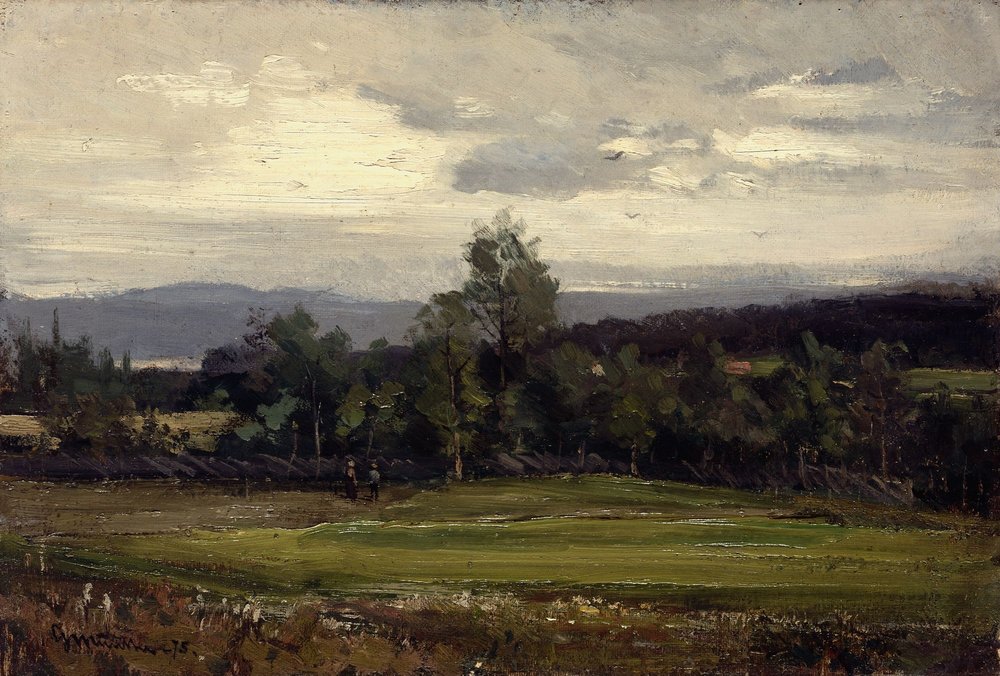 Campos en Hedmark en verano de Gerhard Munthe