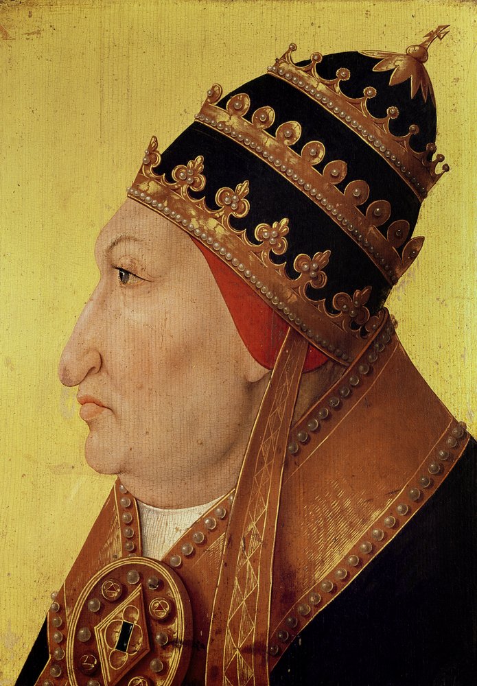Retrato de Rodrigo Borgia (1431-1503), papa Alejandro VI de German School