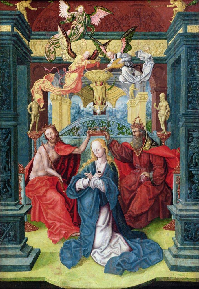 La coronación de la Virgen de German School