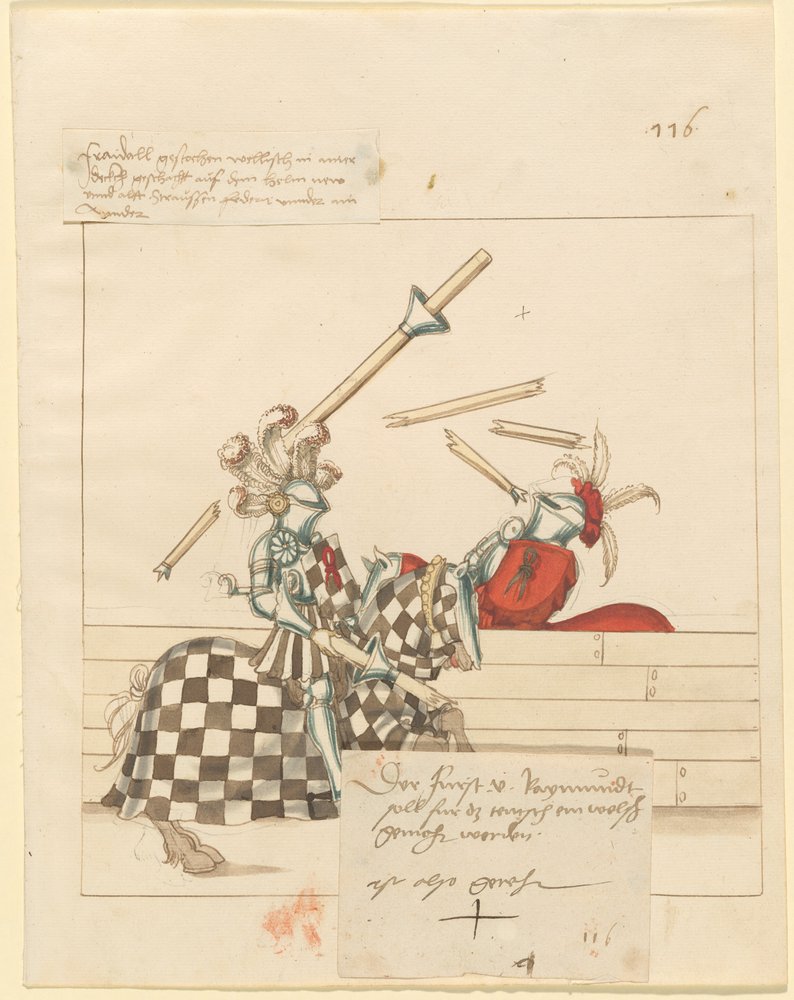 Justa italiana de paz de German 16th Century