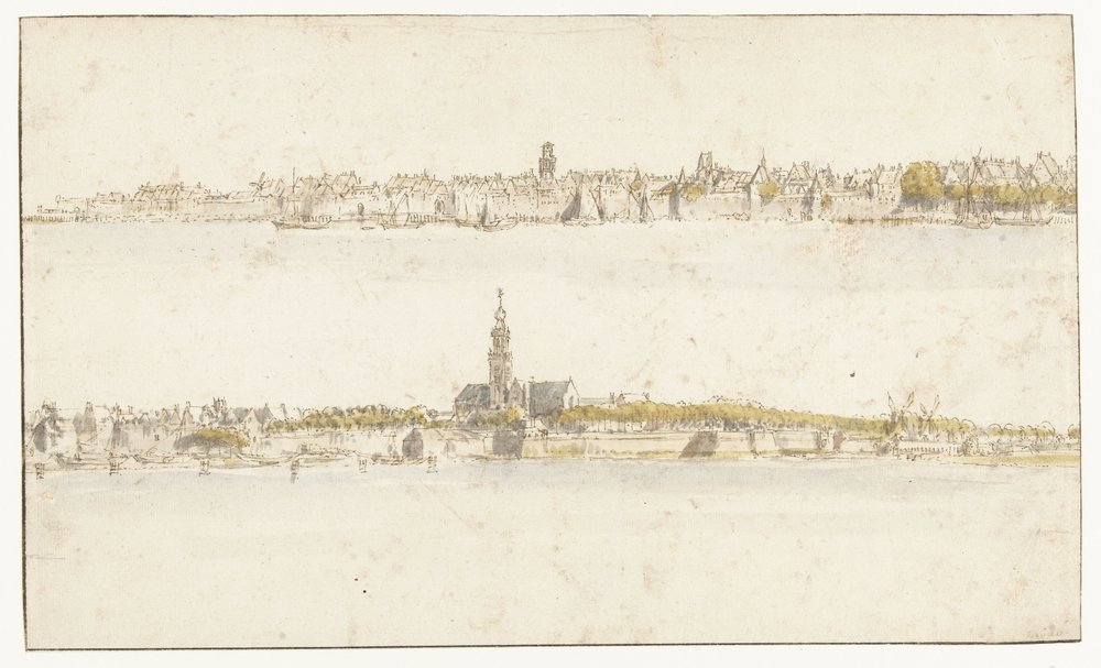 Dos vistas de Amberes de Gillis Neyts