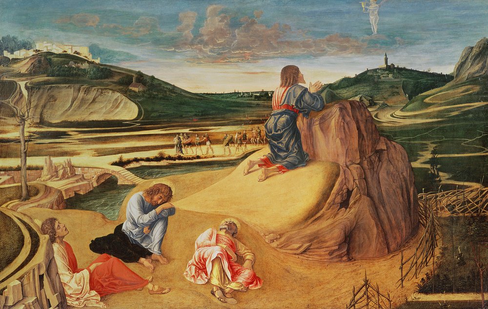 La agonía en el huerto, hacia 1465 de Giovanni Bellini