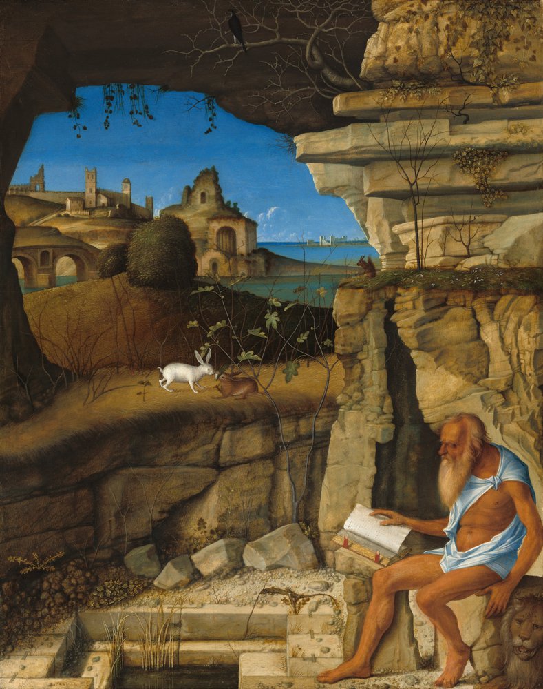 San Jerónimo leyendo de Giovanni Bellini