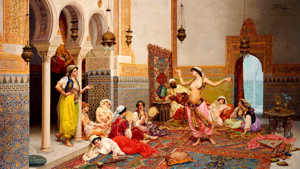 La danza del harén de Giulio Rosati