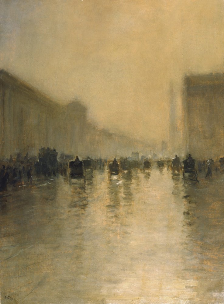 Día de niebla en Londres de Giuseppe de Nittis