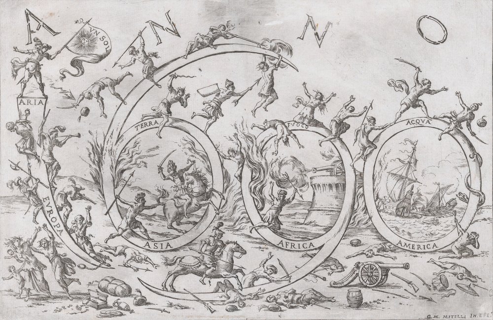 El año 1690 de Giuseppe Maria Mitelli