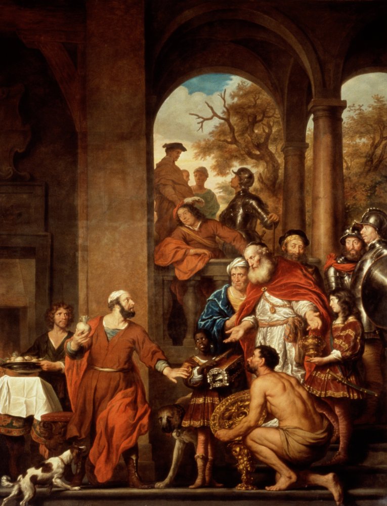 El cónsul incorruptible Marco Curio Dentato de Govaert Flinck