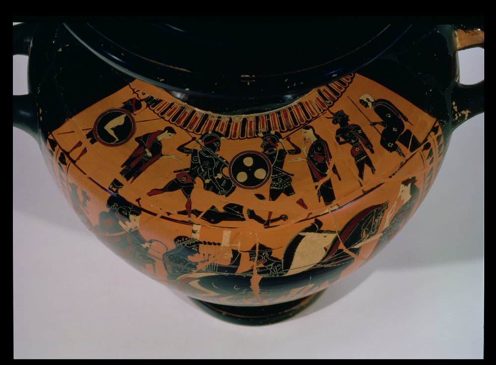Hidria de Figuras Negras Ática (detalle) de Greek
