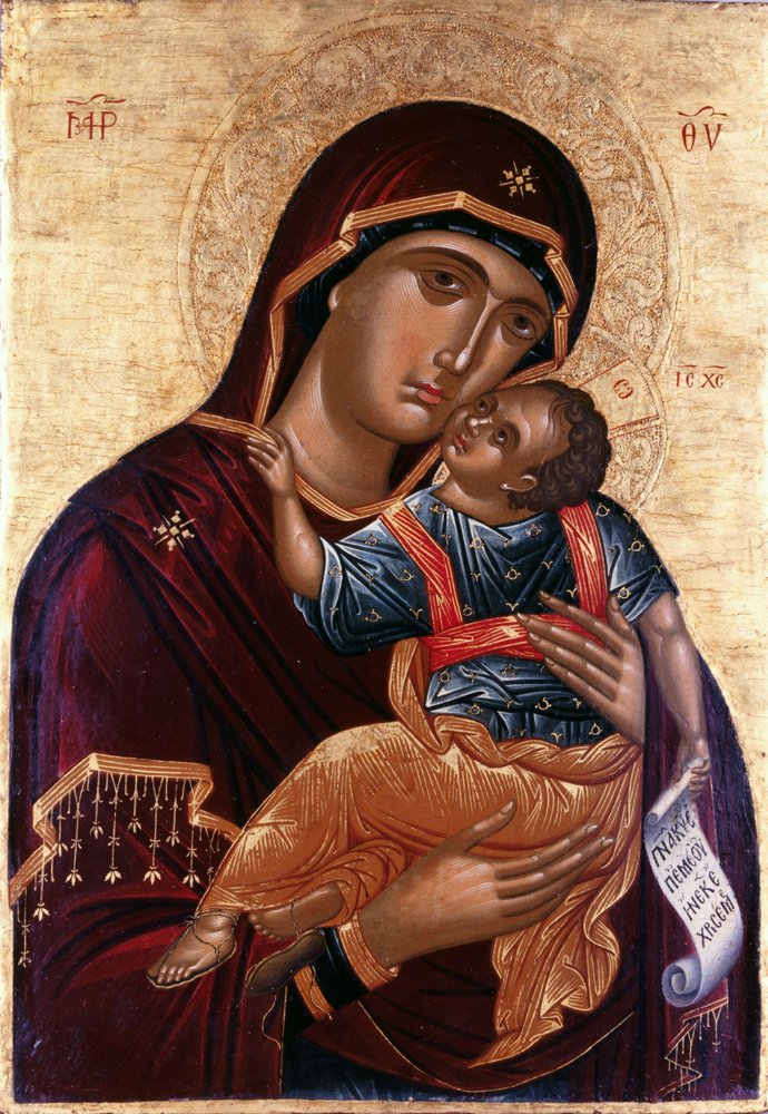 Nuestra Señora de la Ternura La Virgen Eleusa de Greek icon